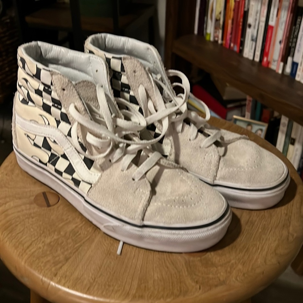Hi Top Vans Womens 8 Mens 6.5